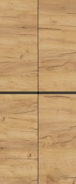 Aktenregal LISSABON 80 x 196 cm Graphit/ Navarra Eiche