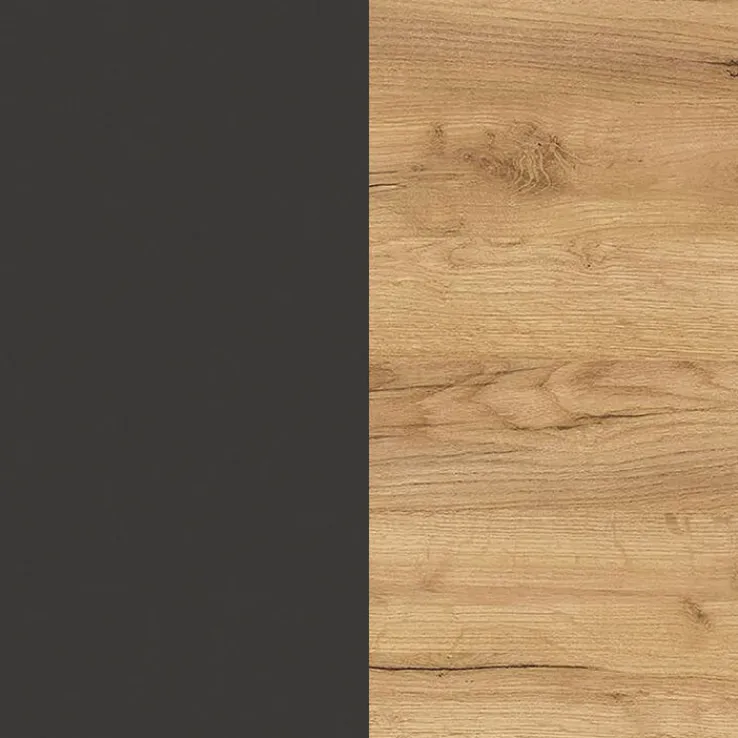 Aktenregal PODIUM 75 x 120 cm Graphit/ Navarra Eiche