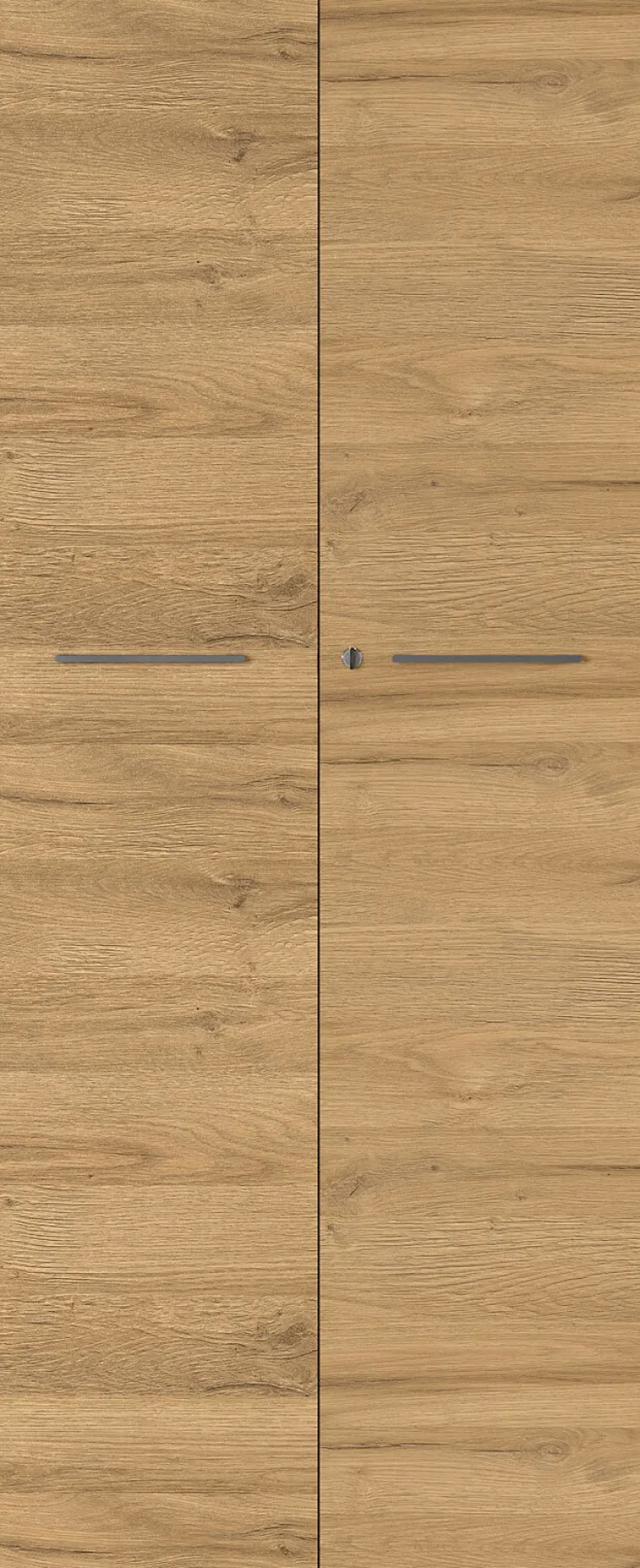 Aktenschrank ISORNO 2-türig 197 cm Graphitgrau/ Eiche