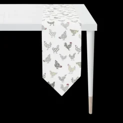 APELT Tischband HÜHNER ALL-OVER 25x175cm mehrfarbig