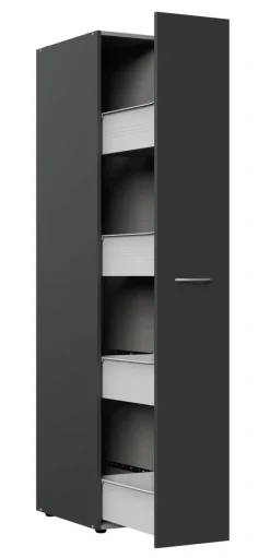 QUARTIER Apothekerschrank MULTIRAUMKONZEPT 30 x 185 cm graphitfarben