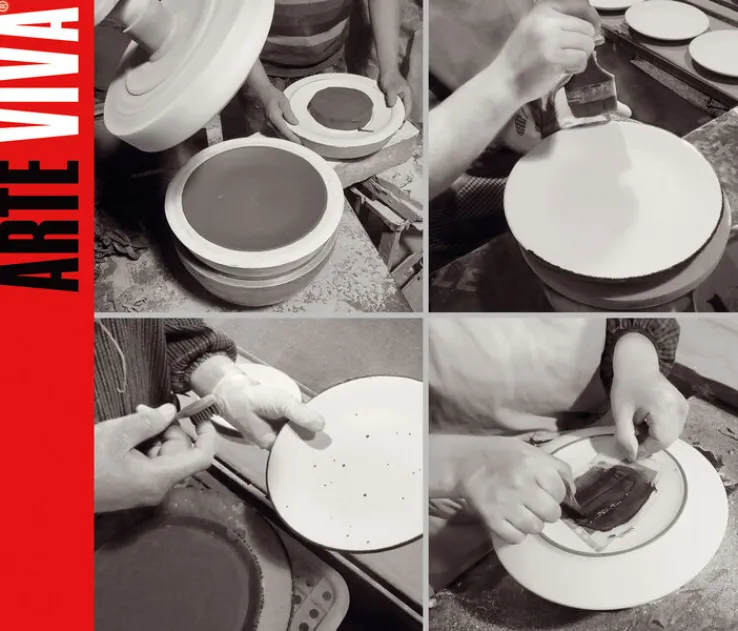 ARTE VIVA Kombiservice NATURLOOK 16-teilig Keramik mehrfarbig