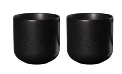 ASA Becher COPPA 2er Set - je 200 ml kuro-schwarz