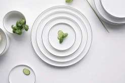 ASA Brotteller OCO ligne noire 6er Set 14,5 cm Keramik