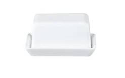 ASA Butterdose GRANDE 8 x 5 x 10.5 cm Keramik weiß