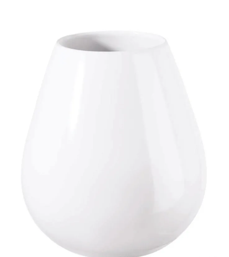 ASA Keramik Vase EASE 18 cm weiß