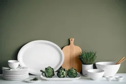 ASA Platte GRANDE 43 x 57 cm Keramik weiß