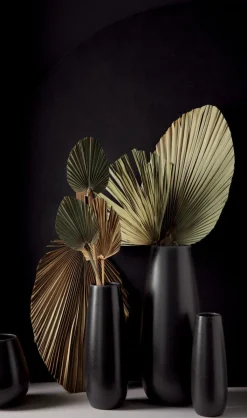 ASA Vase EASE XL 45 cm black-iron