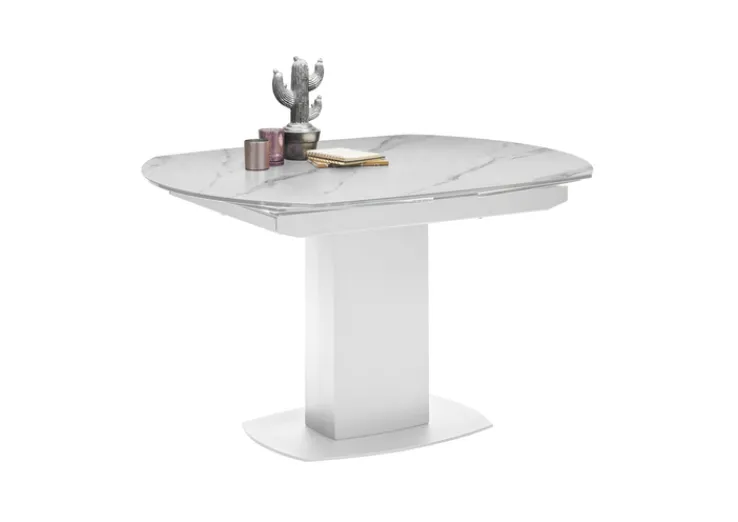 Auszugsesstisch MICHAEL Marmoroptik