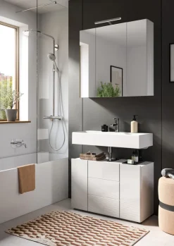 Bad Waschbeckenunterschrank Vira ca. 82 × 56 × 34 cm