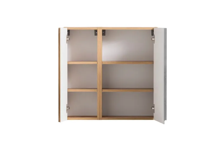 Bad-Hängeschrank GENT hellgrau/braun 65cm