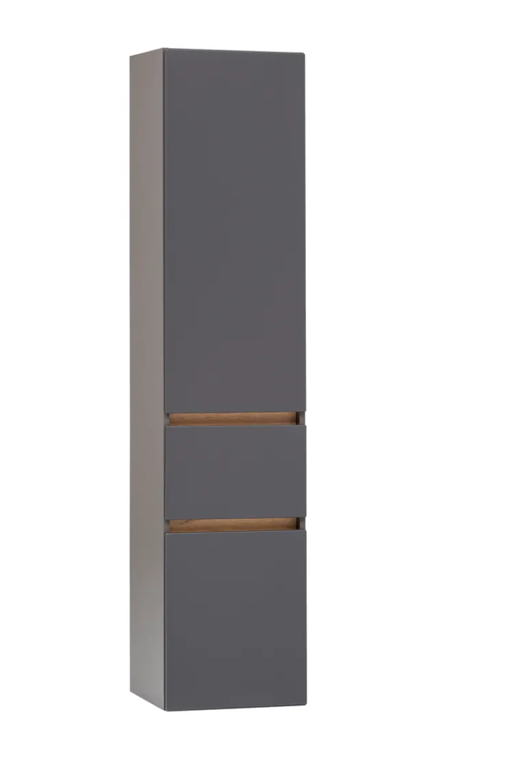 Bad-Hochschrank BRÜGGE grau