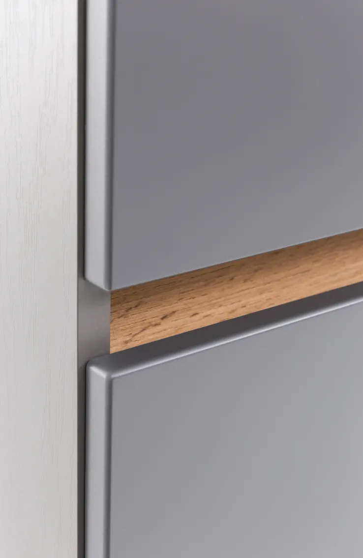 Bad-Hochschrank BRÜGGE grau