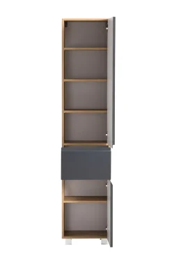 Bad-Hochschrank GENT grau