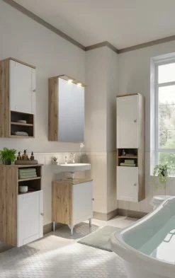 Bad-Hochschrank JESPER weiß