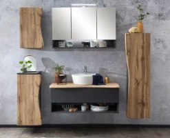 Bad-Midischrank ANTWERPEN braun/grau 30cm