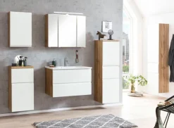 Bad-Unterschrank GENT weiß/braun 40cm