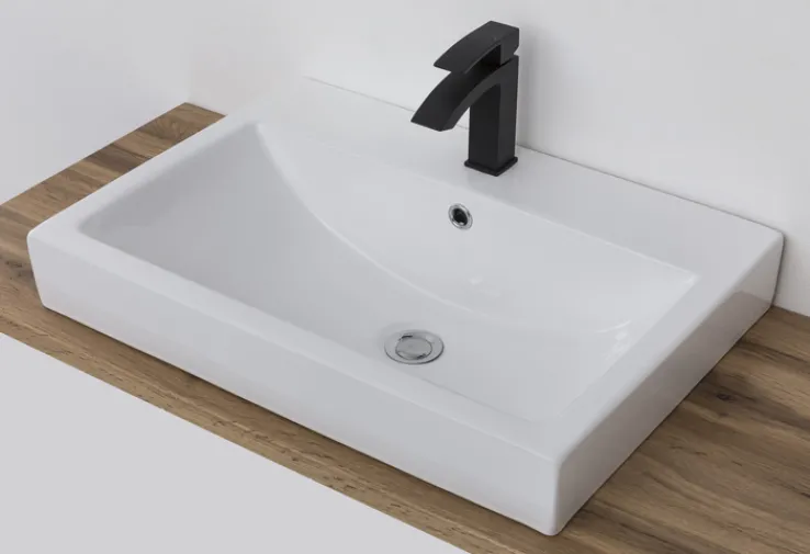 Bad-Waschtisch GENT hellgrau/braun 105cm