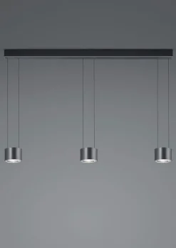 BANKAMP LED Balkenpendel IMPULSE 3-flg anthrazit eloxiert
