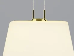 BANKAMP LED Pendelleuchte CONUS 3-flg messingfarbig