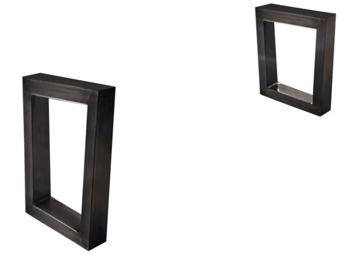 Bankgestell CALABRIA 2er Set grau