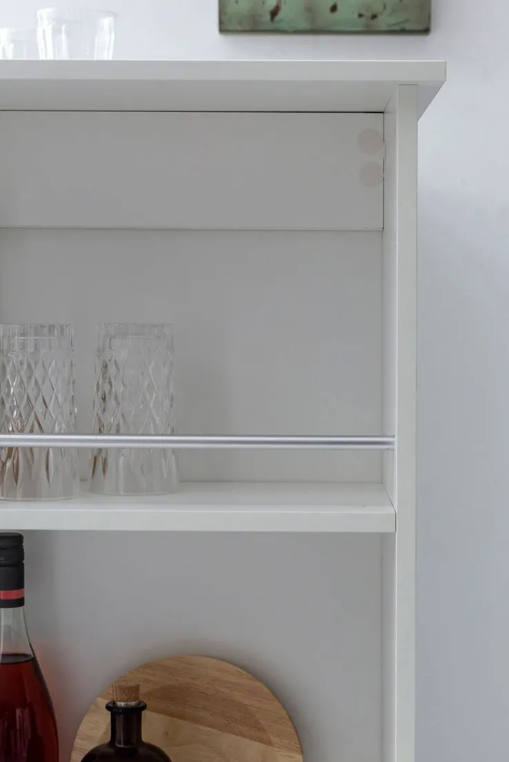 Bartisch 120 x 60 cm weiß