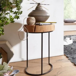 Beistelltisch 28 x 45 cm Akazie