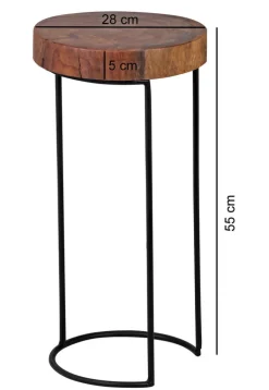Beistelltisch 28 x 55 cm Sheesham