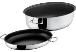 Berndes Bräter mit Deckel 8500 ml silberfarbig