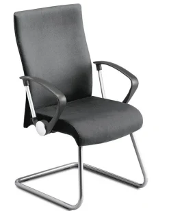 Nowy Styl Besucherstuhl NEO Stoffbezug Schwarz