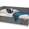 Kinder Bett FUN 90 x 200 cm grau