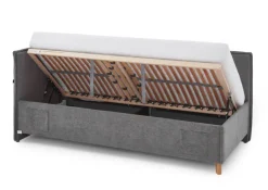 Kinder Bett FUN 90 x 200 cm grau