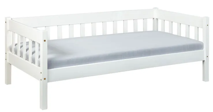 Bett LUCIAN 90 x 200 cm weiß