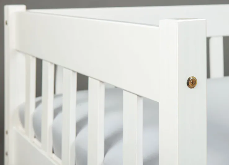 Bett LUCIAN 90 x 200 cm weiß