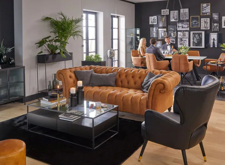 Big Sofa AMAZONAS cognac