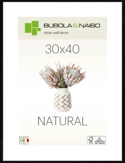 Bilderrahmen TULIPA 30 x 40 cm schwarz