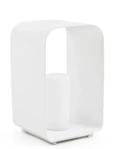 bizzotto Akku LED Tischlampe RIDLEY 45 cm weiß