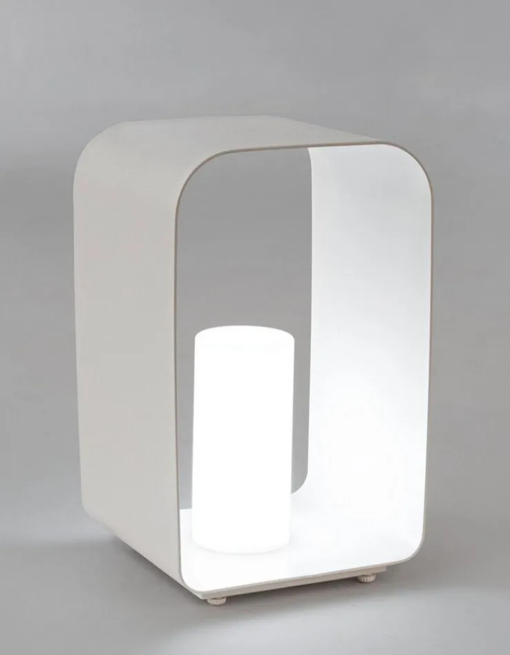 bizzotto Akku LED Tischlampe RIDLEY 45 cm weiß