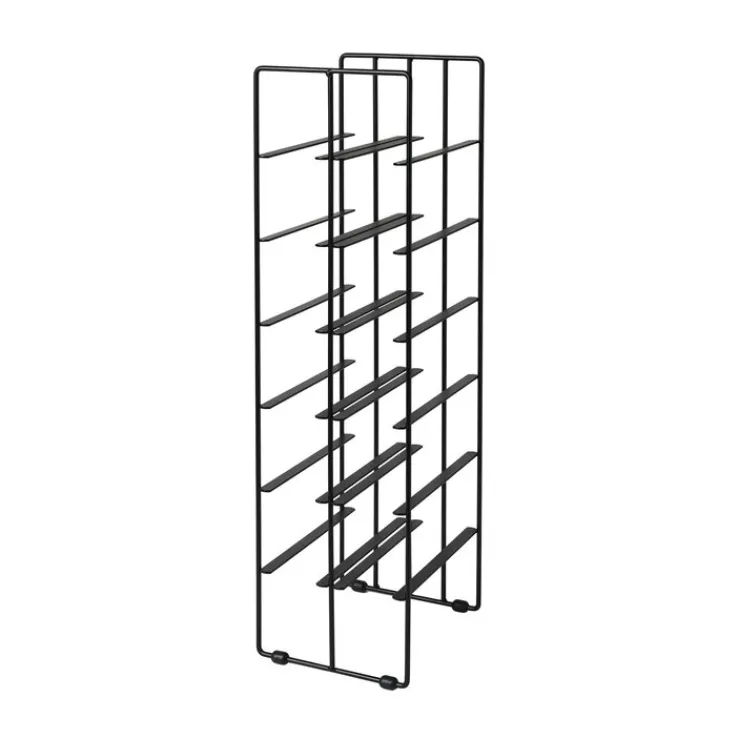 blomus Weinflaschenregal PILARE 19 x 66 x 21 cm Metall schwarz