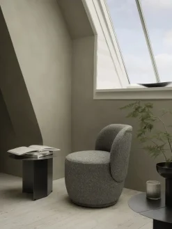 blomus Windlicht SAGA Größe M 12 cm grau / Mourning Dove