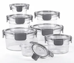 bongusto Aufbewahrungsdosen mit Deckel 7-teilig transparent