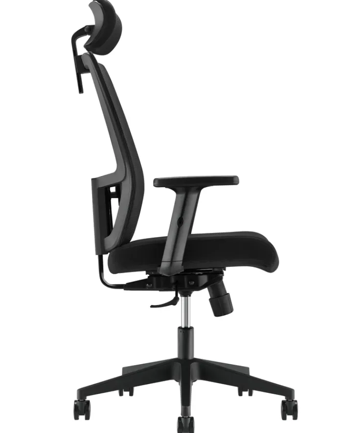 Bürostuhl 65 x 125 x 59 cm schwarz