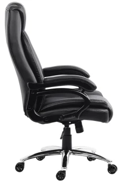 Bürostuhl AUSTIN schwarz/ chromfarbig