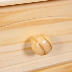 Buffet LUIS 130x198x43 cm Massivholz Kiefer Natur