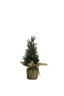 casaNova Weihnachtsdekoration Deko-Weihnachtsbaum mit Pailletten 33 cm Grün