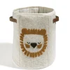casaNOVA Aufbewahrungskorb LÖWE 30 cm rund beige