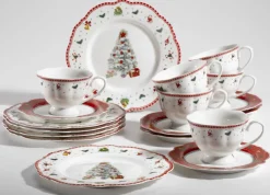 casaNOVA Kaffeeservice WEIHNACHTEN 18-teilig