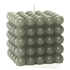 casaNOVA Kerze BUBBLES 9 x 9 cm mint