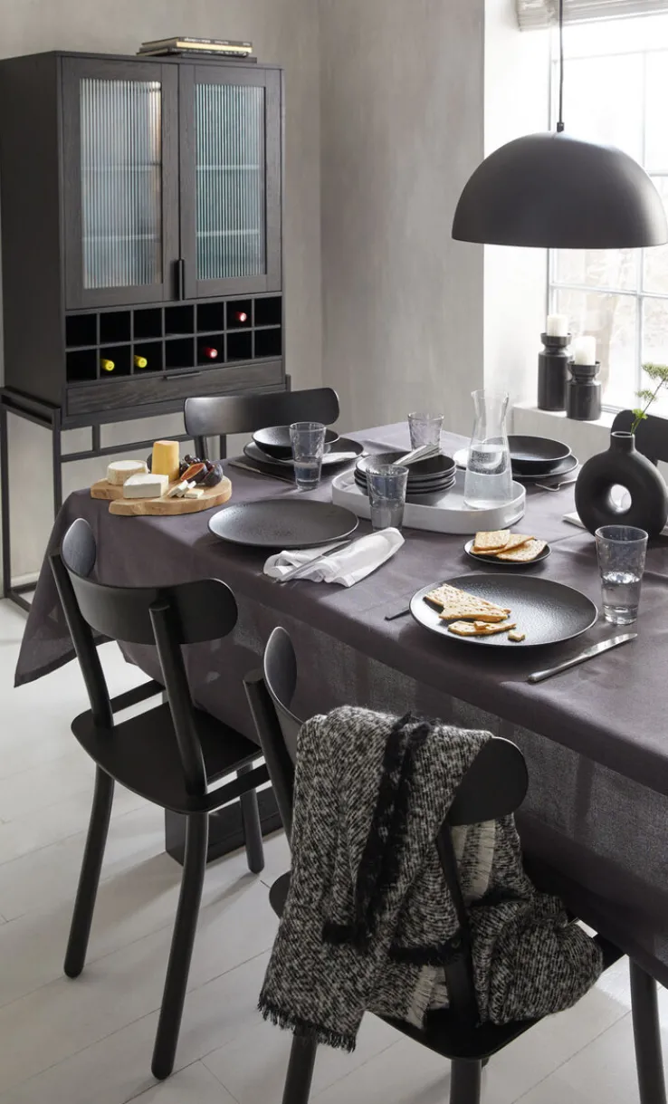 casaNOVA Kerzenständer 26 cm schwarz