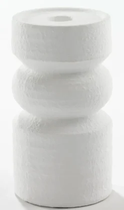 casaNOVA Kerzenständer klein 20 cm weiß